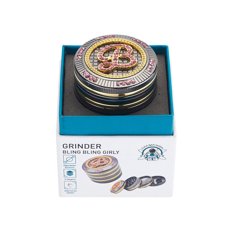 Grinder Bling Bling Girly 50mm 4 Livelli - Champ High