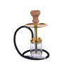 Narghilè Deroua Aluminium Gold 34cm - Al Malik