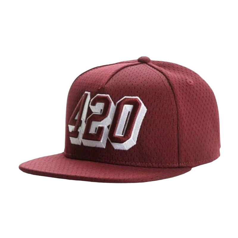 Snapback 420 Ricamato Red