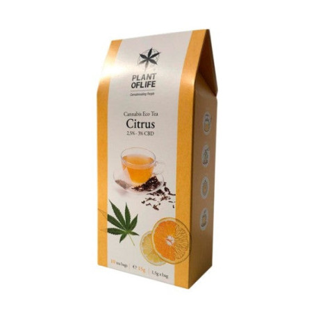 Infusione di Tè agli Agrumi CBD - Plant of Life