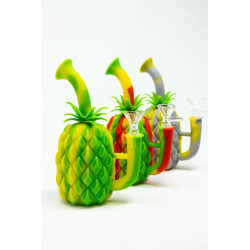 Bong in silicone Ananas