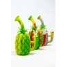 Bong in silicone Ananas