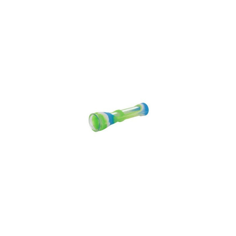 Pipa vetro e silicone 10cm