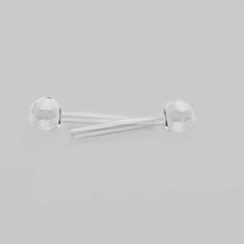 Pipa in vetro per olio 11cm