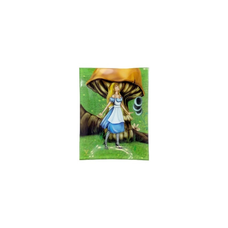 Vassoio in Vetro - Alice in Wonderland