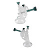 Bong in Vetro Tromba 20cm - Black Leaf