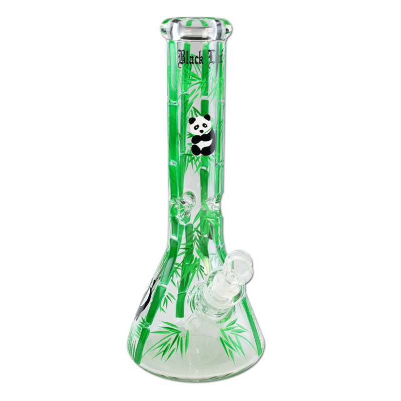 Bong Panda Bamboo 30cm - Black Leaf