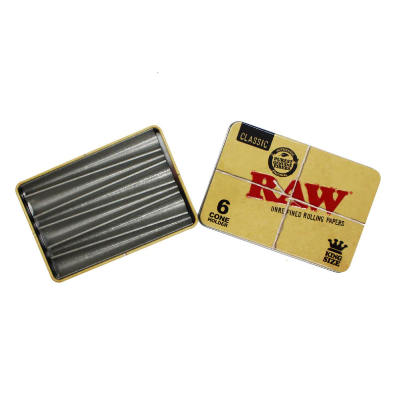 Porta Joint Metal Case Six Cones - RAW