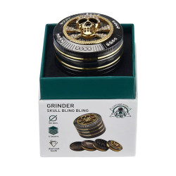 Grinder Bling Bling Skull 50mm 4 Livelli - Champ High