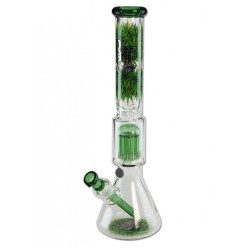 Ice Bong con percolator - Black Leaf